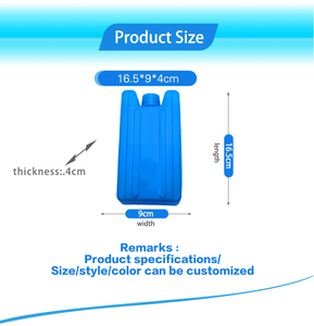 Wholesale HDPE Reusable Classic Waterproof Ice Packs Hard <strong>Freezer</strong> Bricks Non-Toxic Cooler <strong>Blocks</strong> for Lunch Box Camping Fishing - Product Image 6