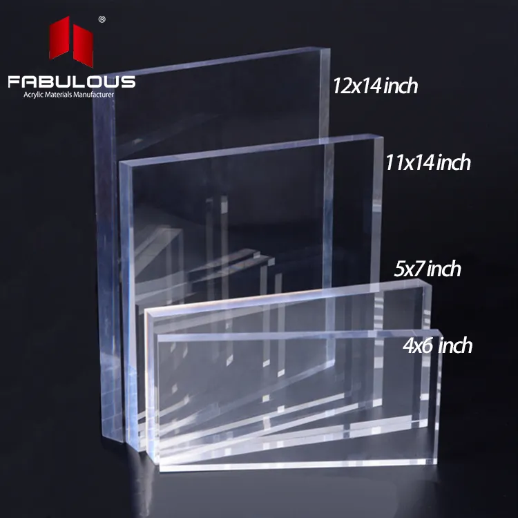 Laser Cut flexible Transparent Acrylic Shape Unbreakable Clear Acrylic Plastic Material Board perspex Sheets Acrylic