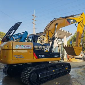 Excavatrice d'occasion de haute qualité Cat320D2, machine de construction hydraulique sur chenilles d'occasion, excavatrice Caterpillar à bas prix - Product Image 6