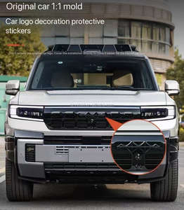 Pour BYD Equation Leopard 8 Décoration de logo Jedi noir de haute qualité à l'avant et à l'arrière du véhicule avec le logo noirci - Product Image 4