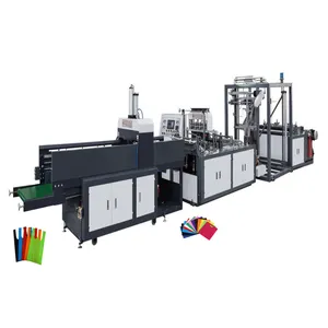 Machine de fabrication de sacs non tissés 2023 WFB-D600 pp/machine automatique à grande vitesse/type facile à utiliser 100-400 pièces/minute
