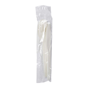 Ensemble de couverts jetables entièrement biodégradables en CPLA, écologiques, taille mini, en acide polylactique, pour la restauration - Product Image 3