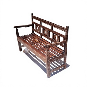 Silla de Comedor Grande con Respaldo Cruzado y Incrustaciones de Hueso, Diseño Moderno, Cómoda, para Tres Personas, Mueble de Sala de Estar, 3 Años de Garantía - Product Image 6
