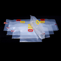 Sacs d'emballage gonflables transparents personnalisés en plastique pour le transport de poissons vivants, sacs à oxygène pour expédition