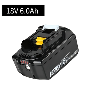 Batterie lithium 18V haute capacité, remplacement fiable pour la batterie Makita, compatible avec les outils électriques sans fil <span class=keywords><strong>BL1860B</strong></span> - Product Image 2
