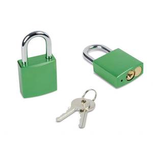 GREEN PADLOCK <b>Travel</b> <b>Locks</b> - Product Image 1
