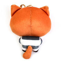 Porte-clés mini ours en peluche mignon et doux, pendentif breloque lapin de dessin animé, jouet décoratif pour sac à dos