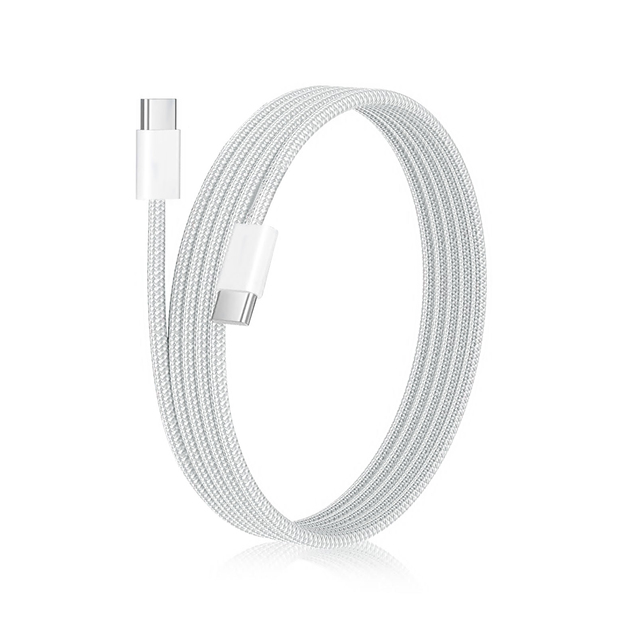 US Warehouse PD 60W 1M Nylon Type C USB Cables Fast Charging High Speed Data Transfer for Apple Iphone 15 16 Pure Copper C Cable