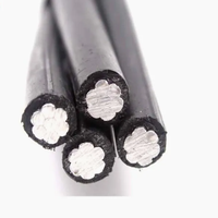 Câble blindé à âme en aluminium, câble en aluminium isolé PVC, câble conducteur en aluminium, câble de construction, câbles électriques