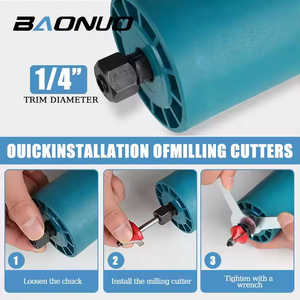 Đa chức năng 220V Chế biến gỗ <span class=keywords><strong>Router</strong></span> đa-mục đích Máy Khắc gỗ nhỏ cầm tay chế biến gỗ cắt tỉa máy - Product Image 3