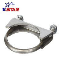 Collier de serrage pour tuyau d'échappement de type U en fer galvanisé/acier inoxydable