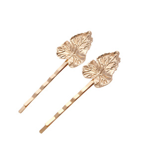 Juego de Pinzas para el Cabello Geométricas Doradas con Forma de Corazón, Estrella, Cara Sonriente y Hoja, Horquillas para Flequillo, Adornos Metálicos, Joyería Diaria, Hebilla de Alta Calidad - Product Image 5