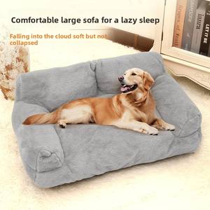 Pour <span class=keywords><strong>Amazon</strong></span>, canapé-<span class=keywords><strong>lit</strong></span> de style moderne en peluche en fourrure de lapin, <span class=keywords><strong>lit</strong></span> doux et de grande valeur pour chat et grand chien - Product Image 5