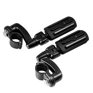 Pedales de aluminio para motocicleta, reposapiés, montaje de reposapiés de <span class=keywords><strong>Motor</strong></span>, Kit de montaje de carretera para Dyna <span class=keywords><strong>Fat</strong></span> <span class=keywords><strong>Bob</strong></span> Softail Sportster - Product Image 3