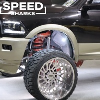 20x14 22x14 24x14 6x139.7 6x5.5 Tiefbett-Schmiederäder mit Spiegelglanz-Finish und tiefem Felgenbett für Chevy Silverado 1500 und Dodge Ram 1500