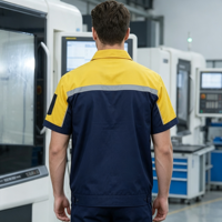 Vêtements de travail de haute qualité en gros, ensemble uniforme durable, vêtements de travail sur mesure, veste de travail à manches courtes/longues pour hommes - MOQ faible