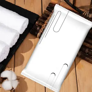 Single Sachet Disposable Fresh Scented Wet Towel Hot And Cold Use Refreshing Towel