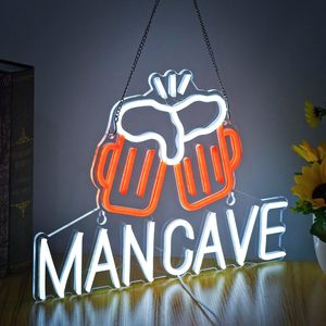 MAN CAVE Beer Neon LED dimmable USB powered ambient <b>light</b> store <b>window</b> decoration <b>light</b> street indicator <b>light</b> landscape <b>light</b> - Product Image 5