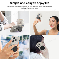 Support de téléphone portable pliable avec aimants N52, support de tablette de bureau avec fixation adhésive par ventouse, support de téléphone portable pour le bureau