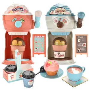 Kinder Speelhuis Andere Diy Simulatie Keuken Vroege Set Speelgoed Ijs Schep Koffiemachine Speelgoed