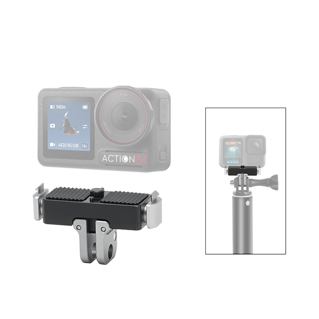 Action Camera Magnetic Quick Release Base, Aluminum Alloy Magnetic Quick Release Plate, Sports Camera Magnetic Mount