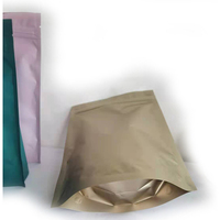 Bolsa de Embalaje Personalizable con Cierre de Cremallera, Laminada, Flexible, Resistente a la Humedad, Estructura PET/AL, Grado Alimenticio, Acabado Dorado Mate