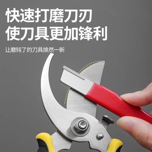 Hand Held Knife <b>Sharpener</b> Stainless Steel Manual Sharpening <b>Tool</b> For Kitchen Garden Scissors Blade Maintenance - Product Image 3