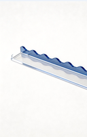 Règle de Mahjong Transparente en Acrylique Portable et Durable Royal Saint – Règle de Mahjong Américain (Transparente) Fabriquée en Chine
