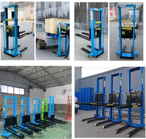 รถยกกึ่งไฟฟ้า0.5ตันรถยกแบบใช้มือสำหรับก่อสร้าง - Product Image 6