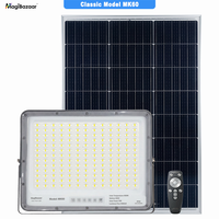 Reflector LED Solar de Aluminio MK60 de 300W IP65 para Emergencias, Áreas Públicas, Exteriores, Camping, Techos, Autocaravanas, con 5 Años de Garantía