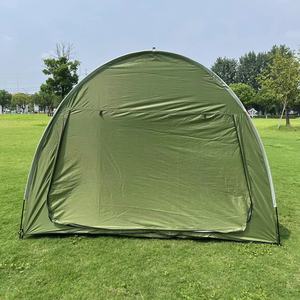 Carpa extensible para exteriores de tela Oxford, de montaje rápido, gran espacio, rectangular, para las cuatro estaciones, para almacenamiento de bicicletas y motocicletas. - Product Image 1