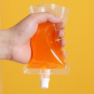 Kho 350ml chất lỏng trong suốt Spout Pouch cho nước ép trái cây nhai kẹo cao su sữa Jelly tái sử dụng lưu trữ lâu dài hút vòi phun Túi - Product Image 3