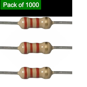 Metal Film <b>Fixed</b> Resistors Axial Lead Through Hole Type for PCB Electronics Circuits DIY Projects High Accuracy Low Noise - Product Image 2