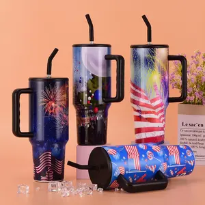 Ý tưởng sản phẩm mới 2024 đơn giản Tumblers logo thể thao ngoài trời bán buôn hiện đại 40 oz màu 3D Tumbler