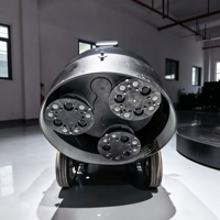 Polisseuse de sol en béton multi-tension 7,5 kW à entraînement planétaire, équipement de meulage de sol automatique haute efficacité pour usage intensif