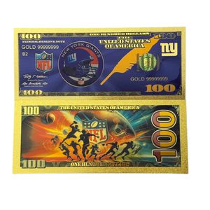 Uang Kertas Sepak Bola 32 Model Amerika 2026 Berlapis Emas 24K untuk Hadiah - Product Image 4