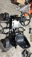 Kart à essence 2 temps 200cc 212cc avec roues de 5 pouces pour adultes et enfants