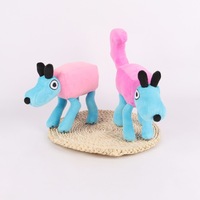 Peluche HECION Wobbledog, chien qui se balance, en position debout, peluche super douce, anti-stress, lavable, article de jeu