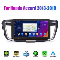 Autoradio 10.1 pouces pour Honda Accord 2013-2019 Stéréo Android Navigation GPS Lecteur 2 DIN Android Autoradio Voiture Lecteur Dvd