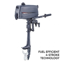 Moteur hors-bord 2 temps 2,5 CV, moteur marin professionnel à essence, portable, durable, puissant, pour petits bateaux