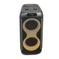 TEMEISHENG TMS-818 Nouvelle enceinte portable Bluetooth sans fil 80W de grande puissance avec chariot Hi-Fi