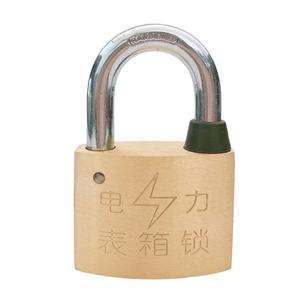 Candado de Latón de 30 mm con Forma de Flor de Ciruelo, Llave Universal, Impermeable, Resistente a la Oxidación, para Cajas de Medidores de Energía, Candado de 35 mm con Apertura Pasante para Caja de Medidor - Product Image 1