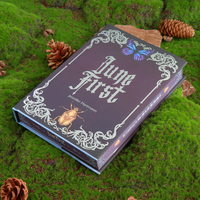 Layanan Percetakan Buku Edisi Penulis Penerbit Pribadi Kustom, Novel, Kertas Offset, Sampul Keras, Tepi Disemprot, Pencetakan Foil