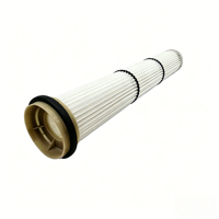 Élément filtrant collecteur de poussière métallique Hua Hang pour silo à ciment, réservoir supérieur Zoomlion Sany, remplacement pour filtration d'air industrielle