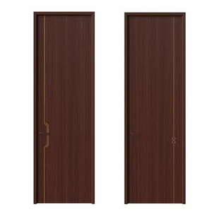 Fabriqué en Chine, Porte intérieure de chambre à coucher de style simple, Porte à charnières insonorisée, Quincaillerie incluse, Taille personnalisable. - Product Image 2