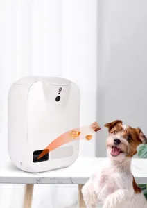 Con Chó Điều Trị Dispenser Mèo Đôi Lưu Vực Trung Phận-Thời gian Pet Trung Chuyển Cho Mèo Và Chó Với Khô Thực Phẩm Dispenser