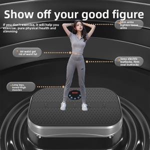 <span class=keywords><strong>Plateforme</strong></span> de fitness silencieuse à vibrations haute fréquence RS pour la combustion des graisses avec télécommande – Équipement de gym à domicile - Product Image 3