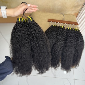 Proveedor Destacado: Paquetes de Cabello Humano Afro Rizado 4A4B4C4D, 100% Virgen sin Procesar, Tejido Vietnamita, Ofertas de Fábrica al Por Mayor - Product Image 3