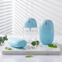 Botol Semprot Oval 50ml untuk Facial Mist, Hand Sanitizer, Parfum, Krim Wajah, Portabel Mini, Anti Bocor, Isi Ulang, Sablon