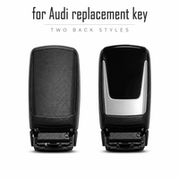 Coque de clé de voiture intelligente de remplacement à 3/4 boutons pour clé Audi, vente en gros d'usine